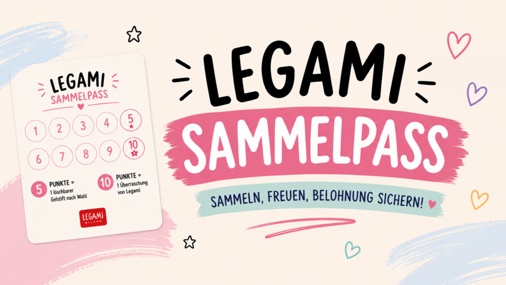 Der neue Legami-Sammelpass