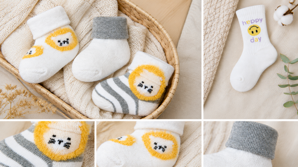 Neue Socken von ewers: Tennissocken & Babysocken im Löwen-Design